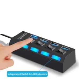 Adaptador con 4 Entradas